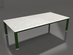 Mesa de centro 70×140 (Verde botella, DEKTON Sirocco)