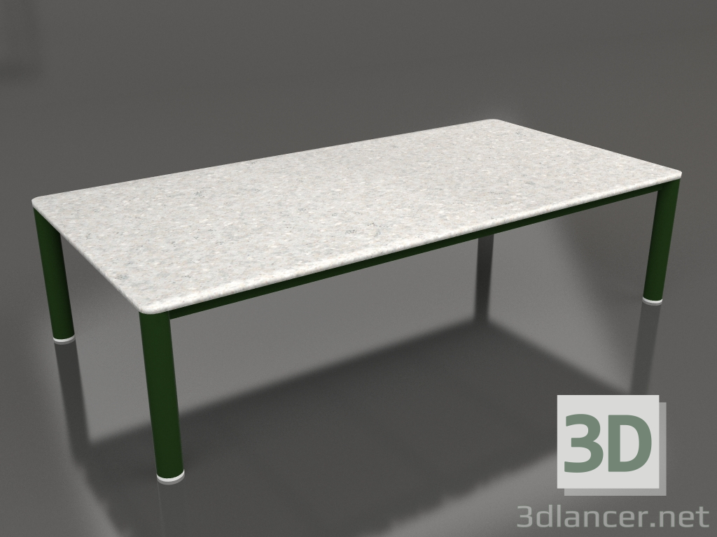 3D Modell Couchtisch 70×140 (Flaschengrün, DEKTON Sirocco) - Vorschau