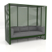 3d model Al Fresco sofa with aluminum frame (Bottle green) - preview