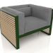 3d model Lounge chair (Bottle green) - preview