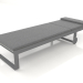 3d model Chaise longue alta (Antracita) - vista previa