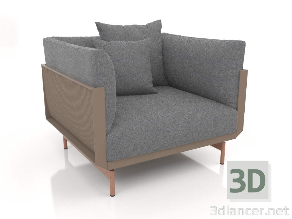 modello 3D Poltrona (Bronzo) - anteprima