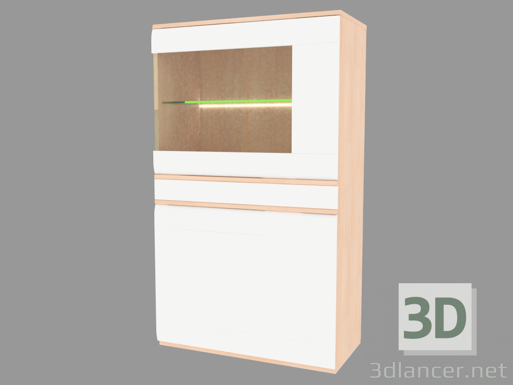 modello 3D Buffet alto stretto (6210-10) - anteprima