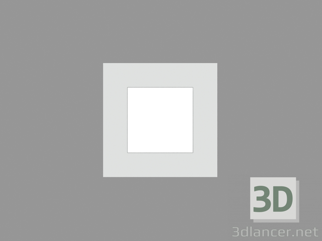 modello 3D Lampada da soffitto MINIZIP DOWNLIGHT SQUARE (S5861) - anteprima