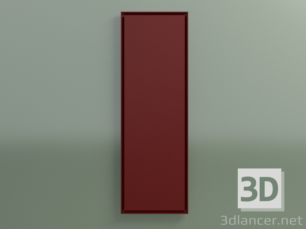 3D modeli Radyatör Yüzü Sıfır (1800x600, Bordo - RAL 3003) - önizleme