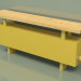 modello 3D Convector - Aura Bench (240x1000x146, RAL 1012) - anteprima