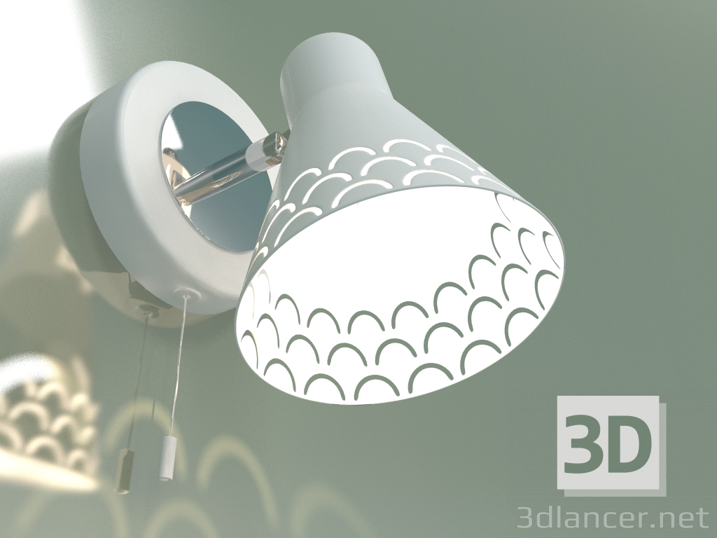 modello 3D Spot Trina 70100-1 (bianco) - anteprima