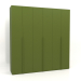 modello 3D Armadio MW 02 vernice (2700x600x2800, verde) - anteprima