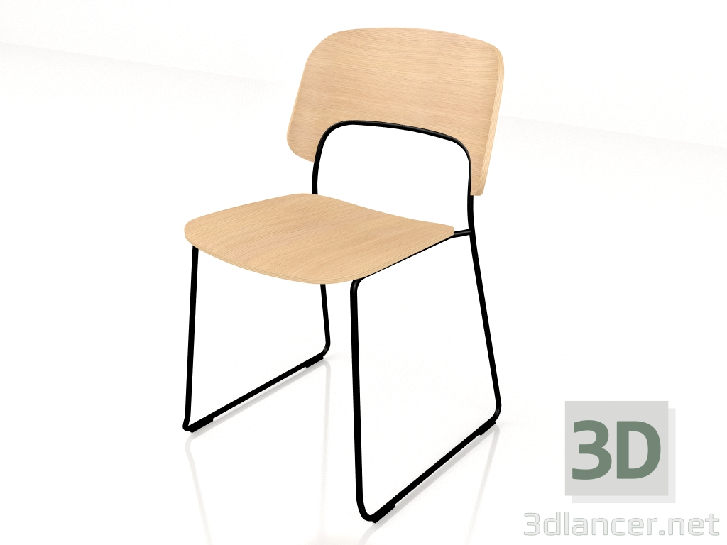 3d model Silla de reunión Afi AF04 - vista previa