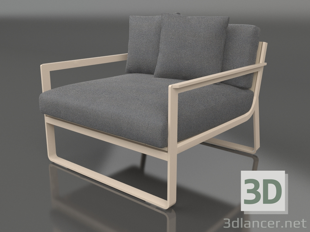 3D Modell Loungesessel (Sand) - Vorschau