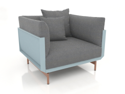 Fauteuil (Bleu gris)