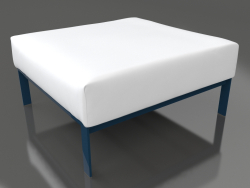 Module canapé, pouf (Gris bleu)