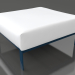 3d model Sofa module, pouf (Grey blue) - preview