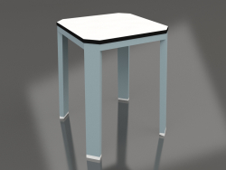 Tabouret bas (Bleu gris)