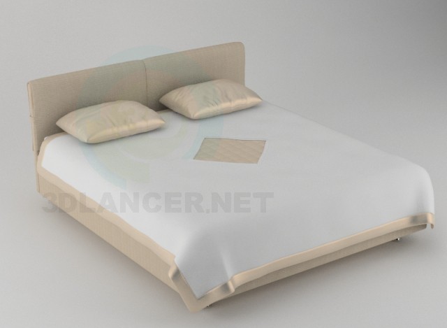 modello 3D Letto - anteprima