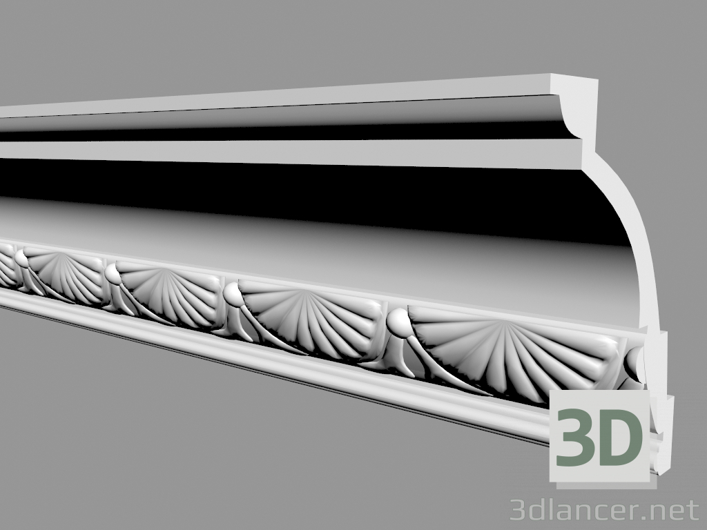 3d model Cornice C127 - preview