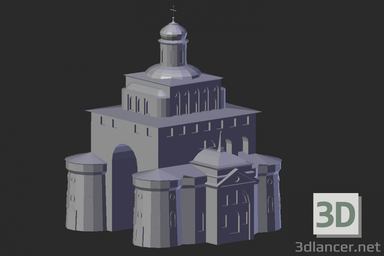 modello 3D Vladimir. Il Golden Gate - anteprima