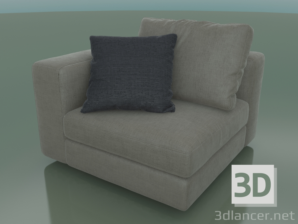 3D modeli Soho Köşe Modülü (1100 x 1100 x 680, 110SO-110-CR) - önizleme