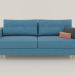 3d Fabric sofa model buy - render