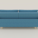 3d Fabric sofa model buy - render