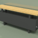 3d model Convector - Aura Bench (240x1000x146, RAL 9005) - preview