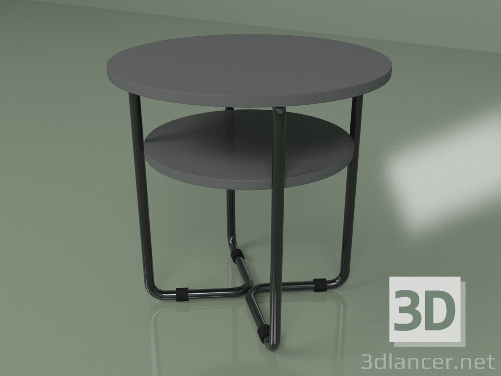 3d model Coffee table (dark gray) - preview