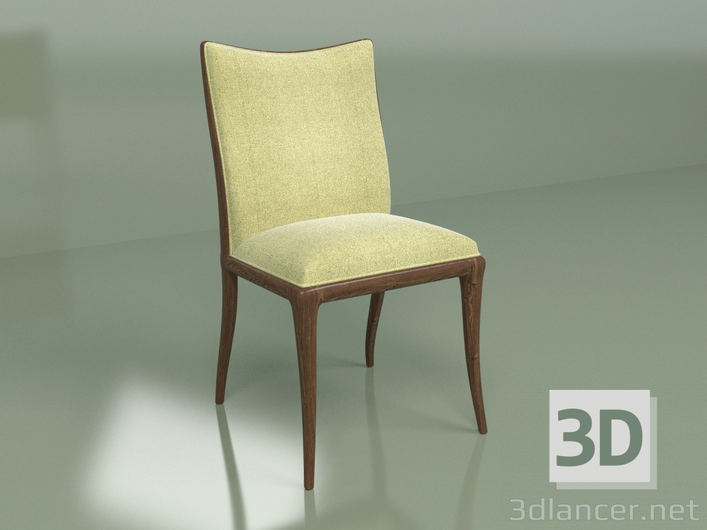 3d model Silla Florencia (oliva) - vista previa