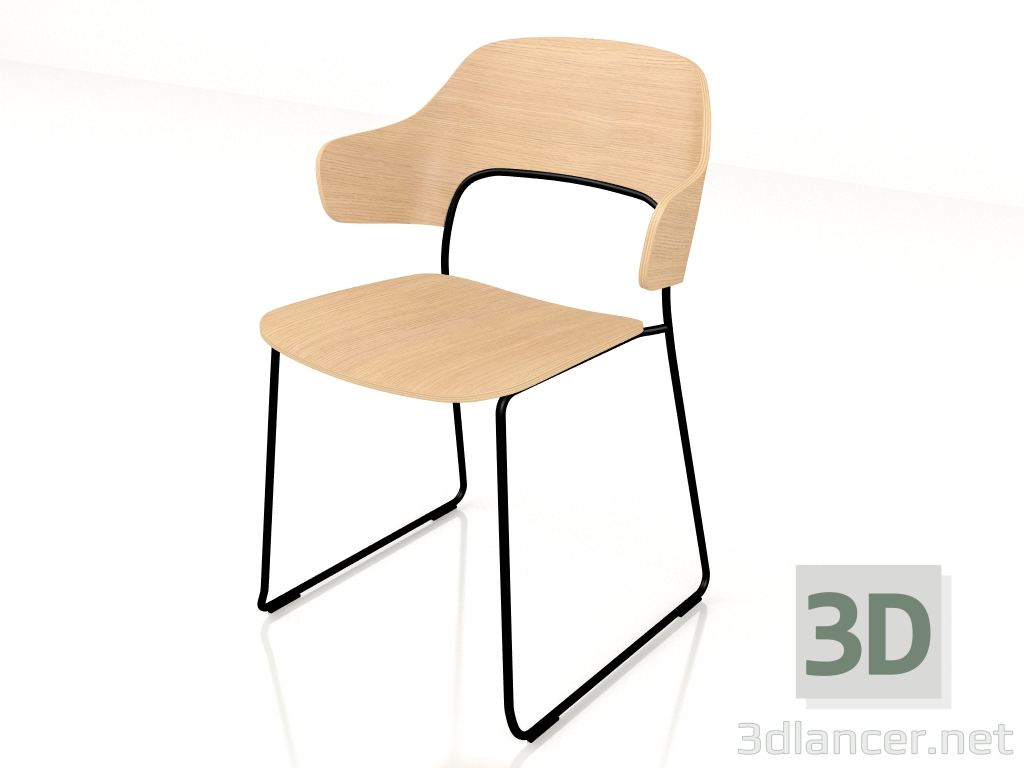 3d model Meeting chair Afi AF05 - preview