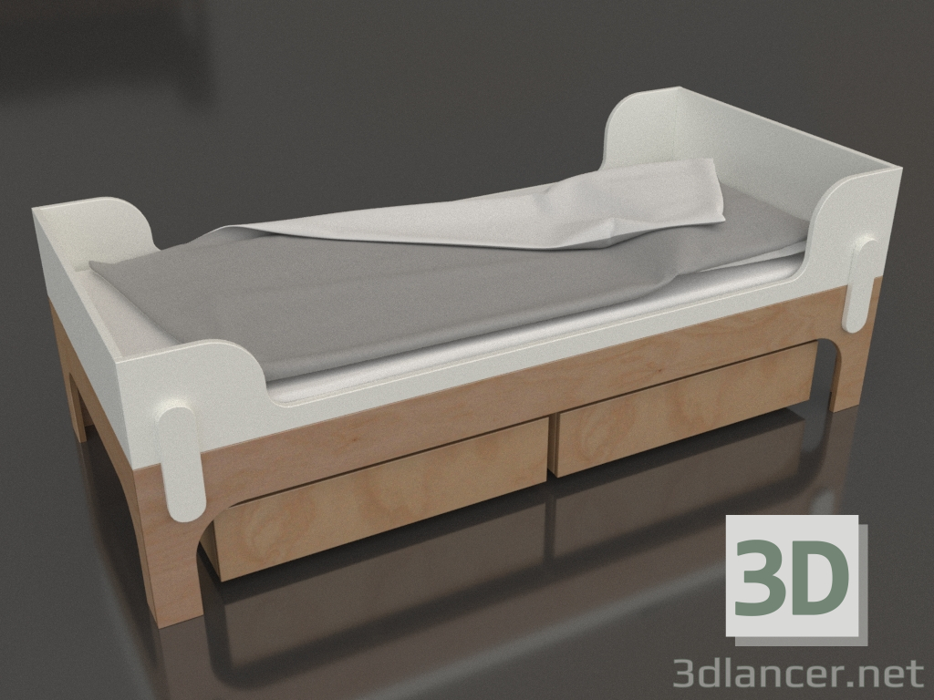 3d model Cama TUNE Y (BWTYA1) - vista previa