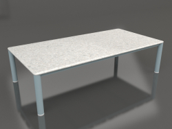 Table basse 70×140 (Bleu gris, DEKTON Sirocco)