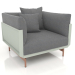 3d model Sillón (gris cemento) - vista previa