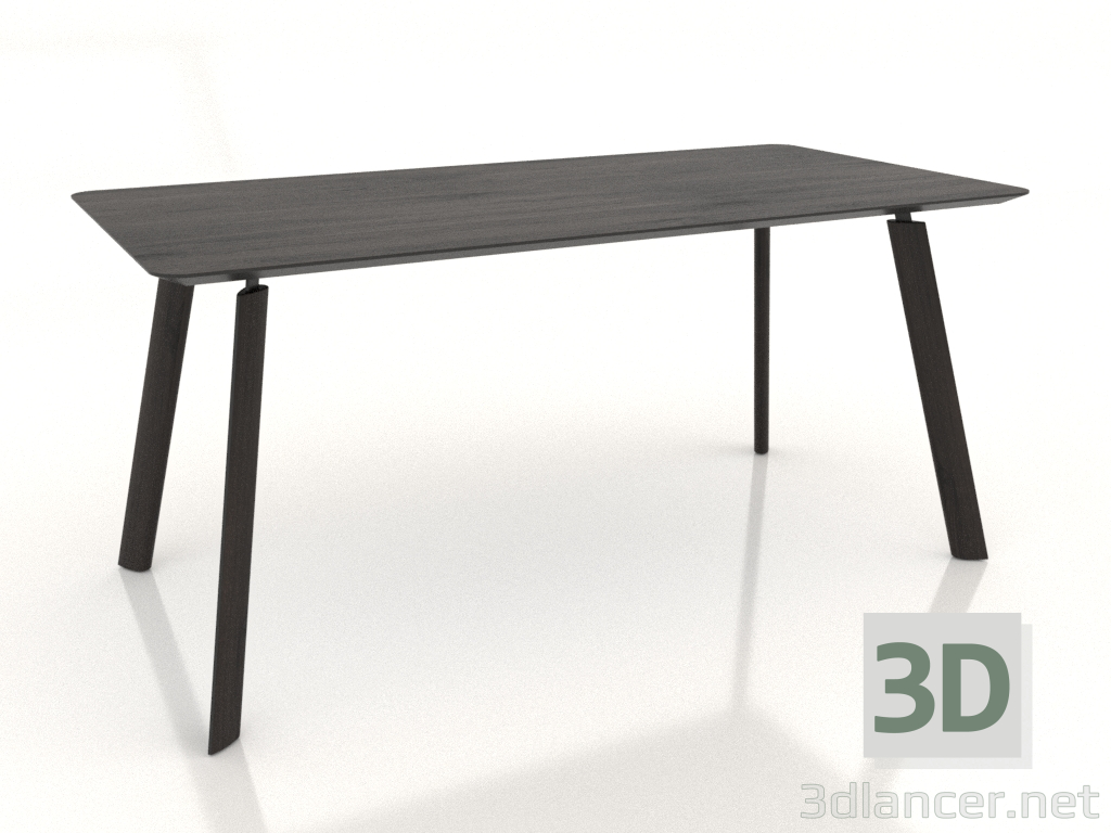 modèle 3D Table à manger BRASKO 1600x800x750 mm (chêne wengé) - preview