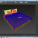 Modelo 3d Cama de casal - preview