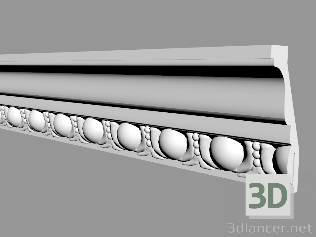 3d model Cornice C128 - preview