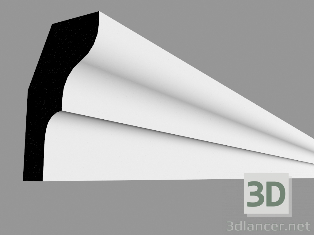 3d model Cornisa СХ111 (200 x 2.6 x 1.5 cm) - vista previa