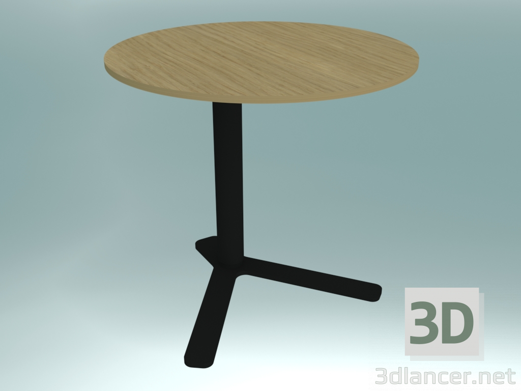 3d model Round coffee table with adjustable height YO T80 (Ø50 H52 ÷ 70) - preview