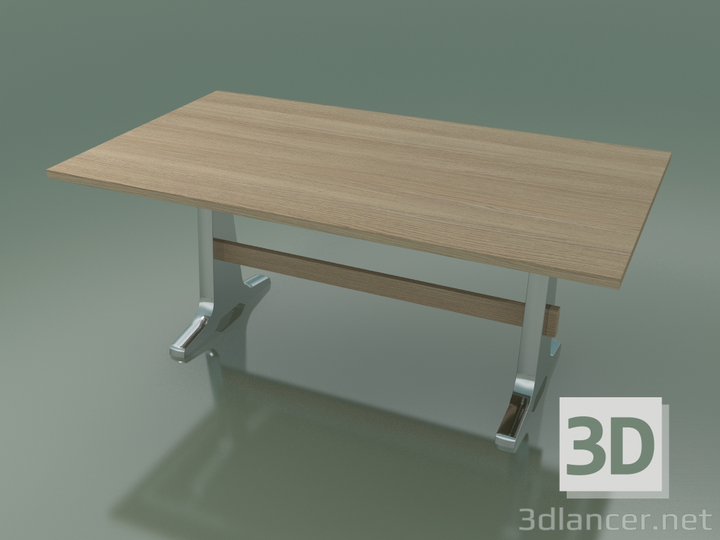 3d model Mesa de comedor (134, Rovere Sbiancato) - vista previa