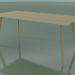 modèle 3D Table rectangulaire 3505 (H 74 - 180x90 cm, M02, Chêne blanchi, option 2) - preview