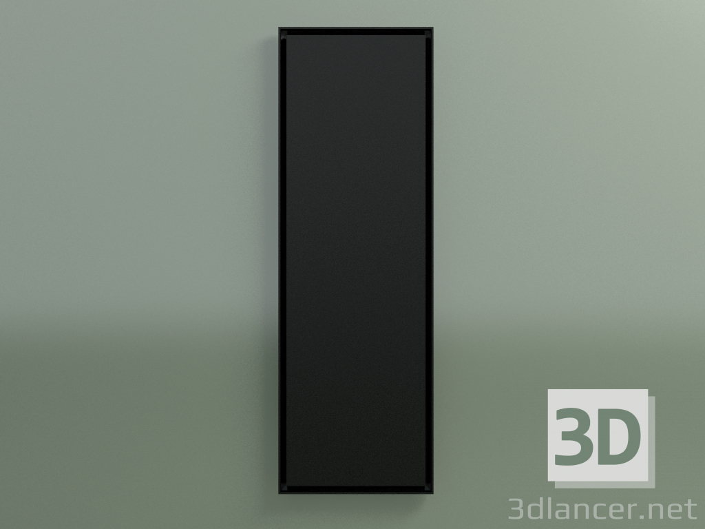 3d model Radiator Face Zero (1800x600, Black - RAL 9005) - preview