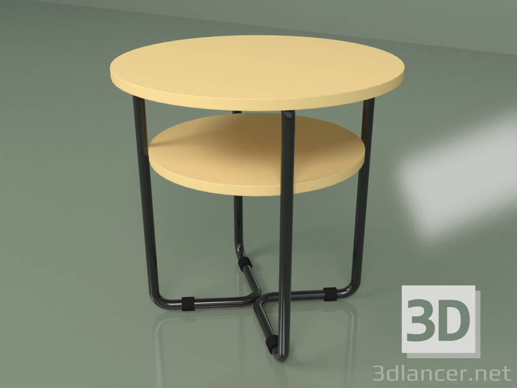 3D Modell Couchtisch (gelber Ocker) - Vorschau