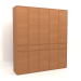 3d model Wardrobe MW 03 wood (2500x580x2800, wood red) - preview