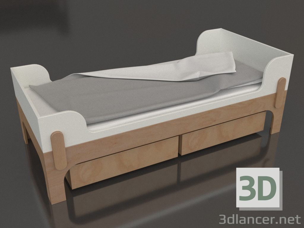 modello 3D Letto TUNE Y (BHTYA1) - anteprima