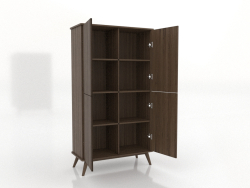 Mobile 5 1000x450x1800 mm (aperto, frassino noce alleggerito)
