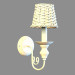 3d model Sconce A3400AP-1WH - vista previa