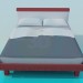 3d model Cama de matrimonio - vista previa