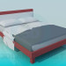 3d model Cama de matrimonio - vista previa