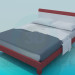 3d model Double bed - preview