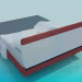 3d model Double bed - preview