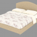 Modelo 3d Cama de casal Magnolia - preview