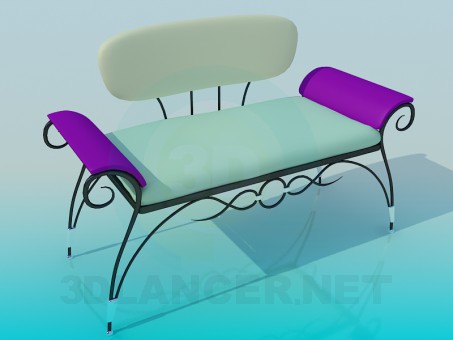 3d model Sofa - preview